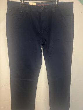 English Laundry Dark Sapphire Straight-Leg Trousers